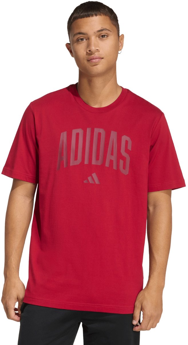 adidas T-shirt Heren Collegiate Lineage Rood