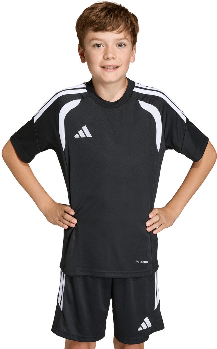 adidas T-shirt Kinderen Tiro 26 League Jersey Zwart - Maat 140cm