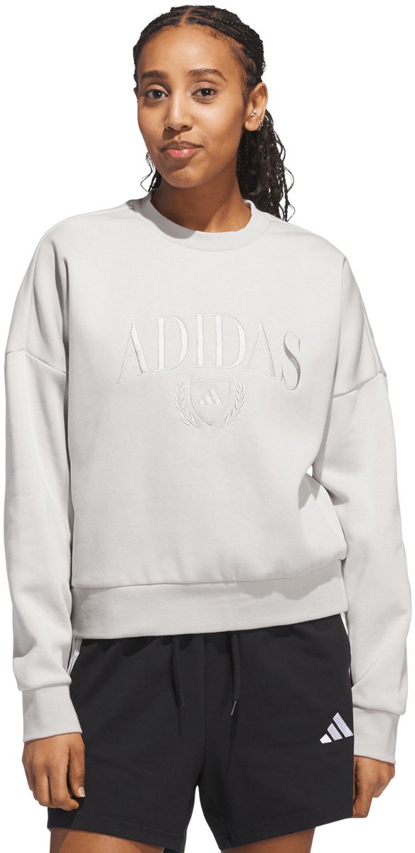 adidas Sweater Dames Cozy Sweatshirt Grijs