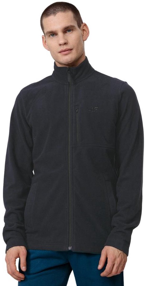 4F Sweater Heren Fleeceowa Donker Donkerblauw