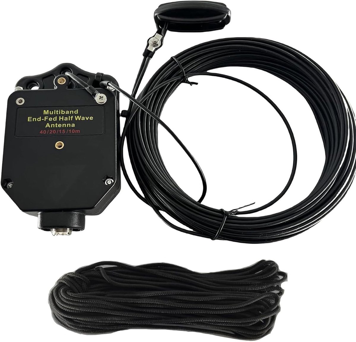 Radio Antenne - Korte Golf Antenne - Amateur Radio - 4 Band Geen Afstemming - 150W Vermogen - Zwart