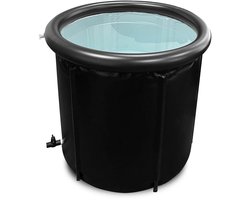 IJsbad XL Pro 2026 - Zitbad voor Volwassenen - Wim Hof Ice Bath Bucket - Dompelbad - Buitenbad - Inc. Thermometer en Eboek met Meditatie Tips - 300 liter
