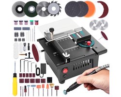 Tafelzaagmachine - Mini Tafelcirkelzaag - Multifunctionele Draagbare Precisie - 0,1-16 mm Zaagblad - voor Handwerk en Handgemaakt Hou