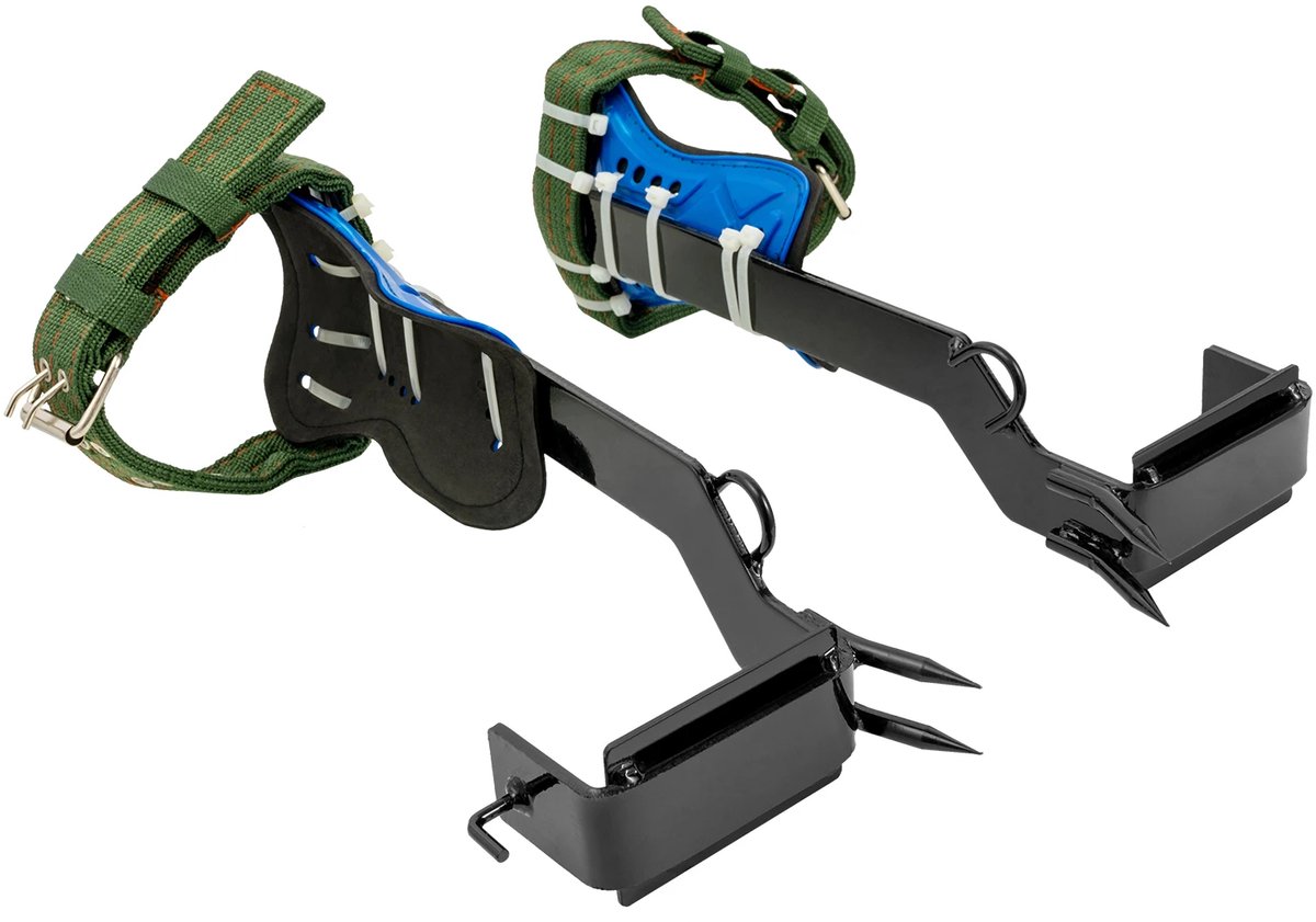 LeeuwenChoice® Boomklimgereedschap Met Veiligheidsgordel - 2M Touw - Stalen Brede Voetpedaal - Voor Fruitplukken, Jungle Survival, Boomklimmen