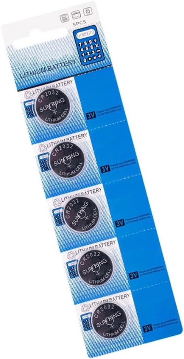 Knoopcel Batterijen - Lithium Cellen - Apparaten Voeden - Lange Levensduur - 20x3.2mm