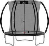 Trampoline de Senz Sports avec filet de sécurité - 244 cm - Série J2000 - Trampoline à ressorts