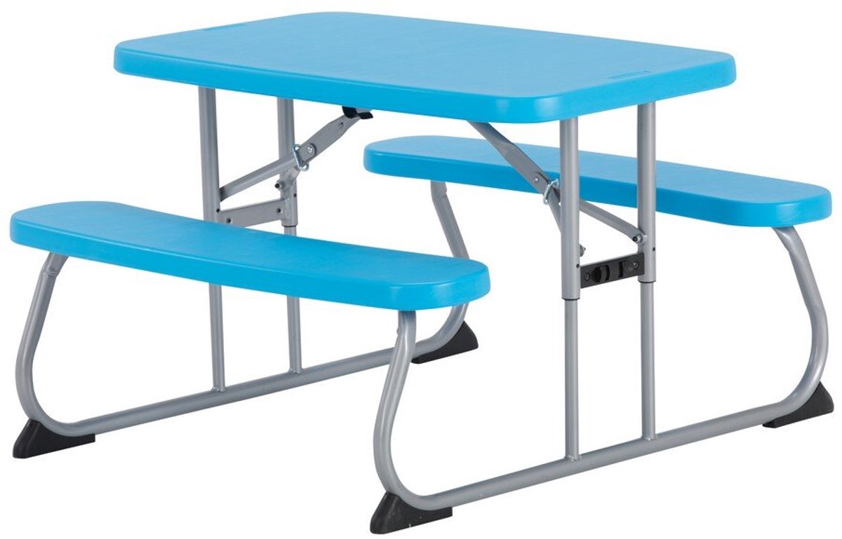 Lifetime Kinder Picknicktafel Opvouwbaar - Binnen en Buiten - Blauw