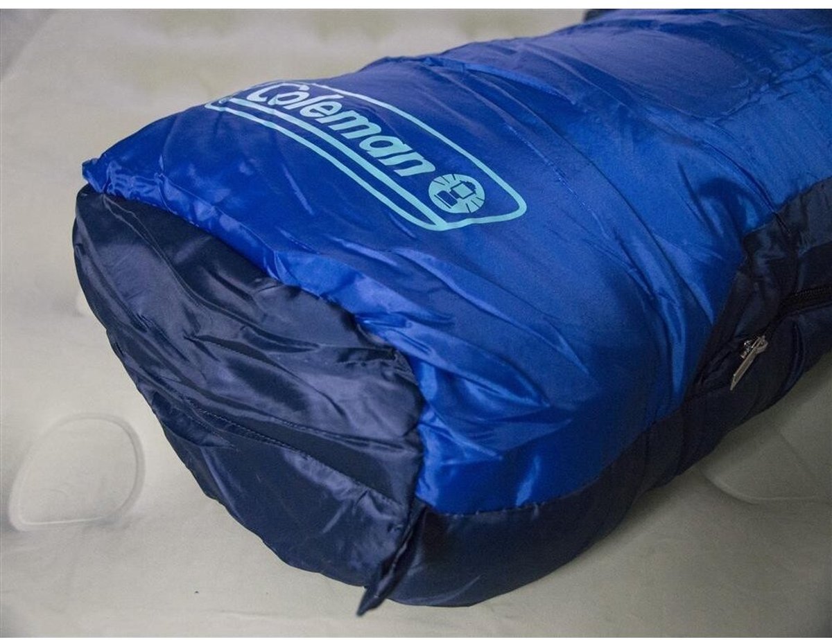 Coleman Fision 100 Mummy Slaapzak - 208 x 81 cm - Blauw