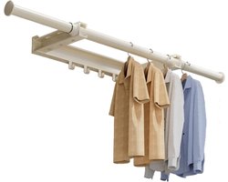 Opvouwbare kledingdroger - Torenrek droger - Ruimtebesparend drogen - Antislip voeten - 1.0 Meter - Meerkleurig