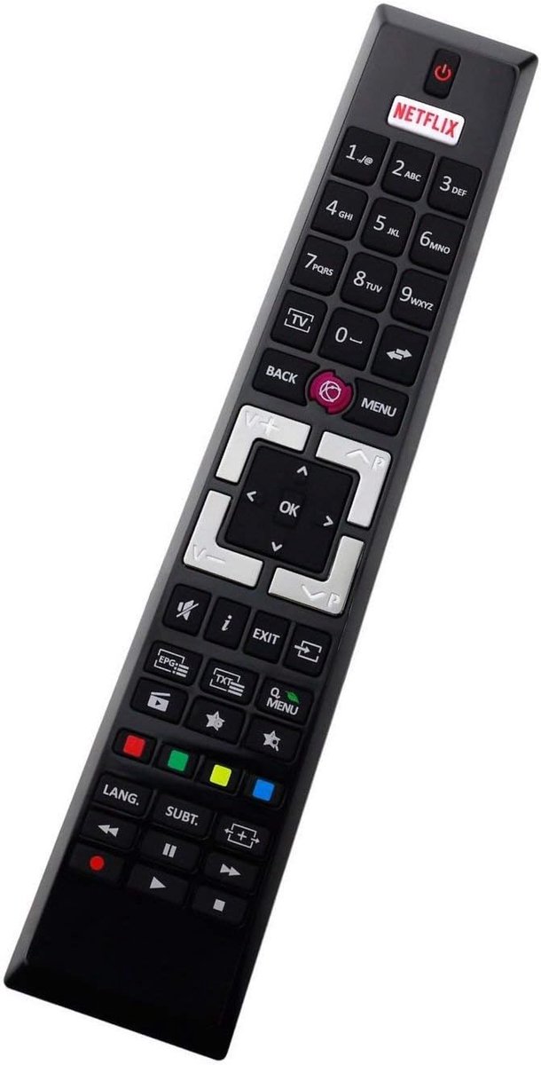 Afstandsbediening - Universele afstandsbediening - TV bedienen - Directe koppeling - Zwart