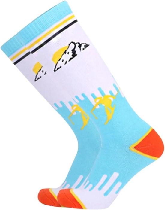 Kinder Skisokken - Warme Sportsokken - Winterse Buitenactiviteiten - Dikke Thermische Katoen - One Size 35-39