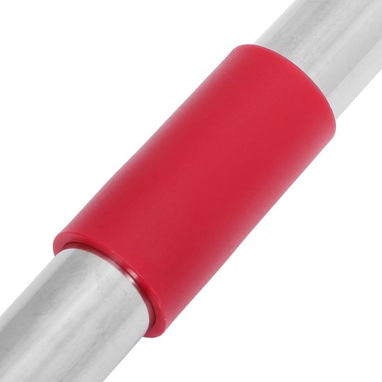 Vervangende Dweilstok - Moppensteel Accessoire - Vloeren Schoonmaken - Verstelbare Lengte - 146cm - Donkerrood — afbeelding 2