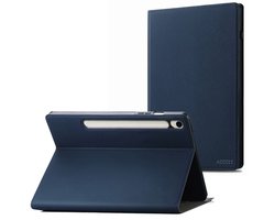 Accezz Tablet Hoes - Geschikt voor Samsung Galaxy Tab S10 Ultra / Galaxy Tab S9 Ultra 14.6 inch - Classic Tablet Case - Donkerblauw