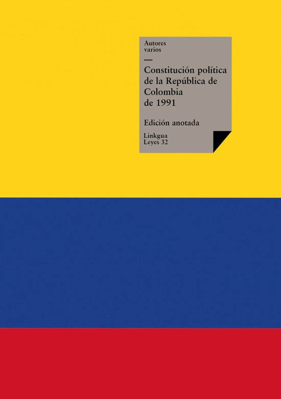 Constitucion Politica De La Republica De Colombia De 1991 - cover