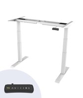 Fitnest Sierra - Elektrisch Sta-bureau Frame (Pro-model) Wit