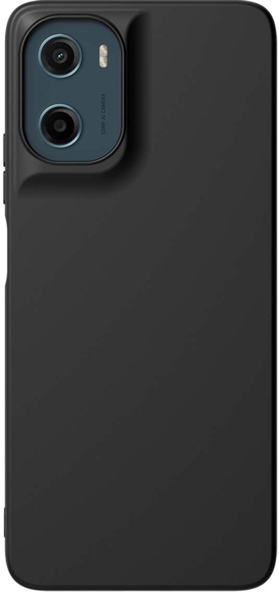 Bigben Connected, Hoesje geschikt voor Moto G06 / G06 Power - met Tempered Glass Screenprotector, Zwart
