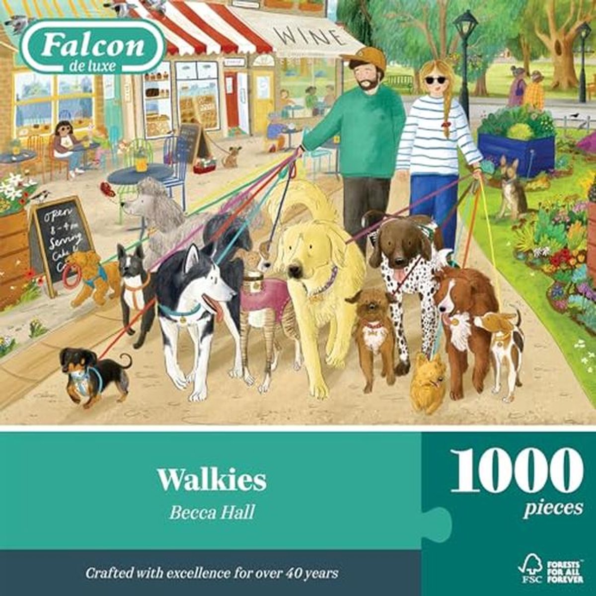 Hondenuitlaters Legpuzzel (1000 stukjes) - Plezier voor het hele gezin