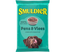 Smuldier Pens&Vlees 400g | 24 st. | compleet | diepvries hondenvoer | vers vlees