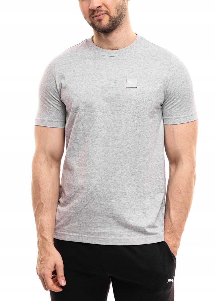 PUMA Sportshirt Heren – Katoen Grijs