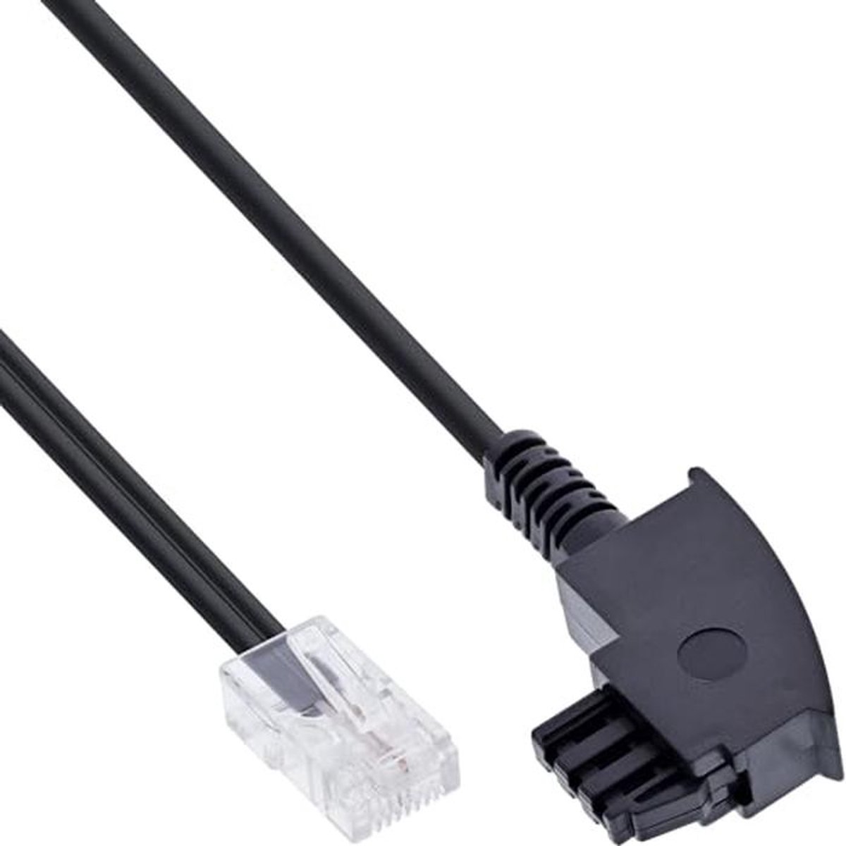TAE-F kabel voor DSL-router naar RJ45, 0,5 m