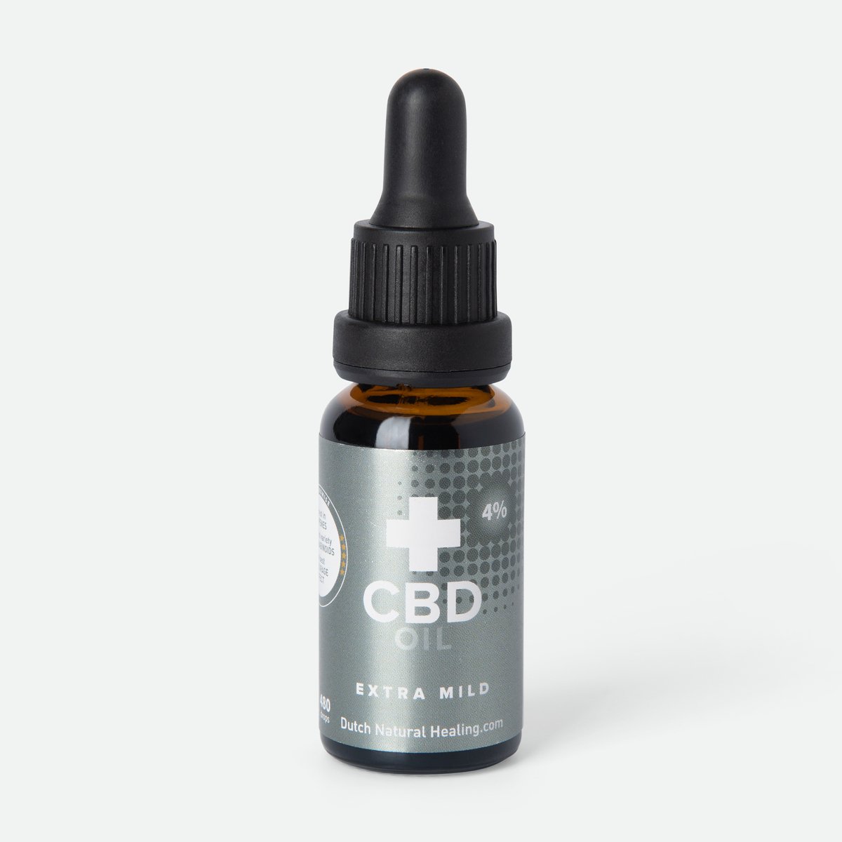 Dutch Natural Healing - CBD Olie Extra mild 4% 20ML - Full Spectrum - Rijkste in terpenen - Meest gevarieerde cannabinoïden - Beste Entourage Effect