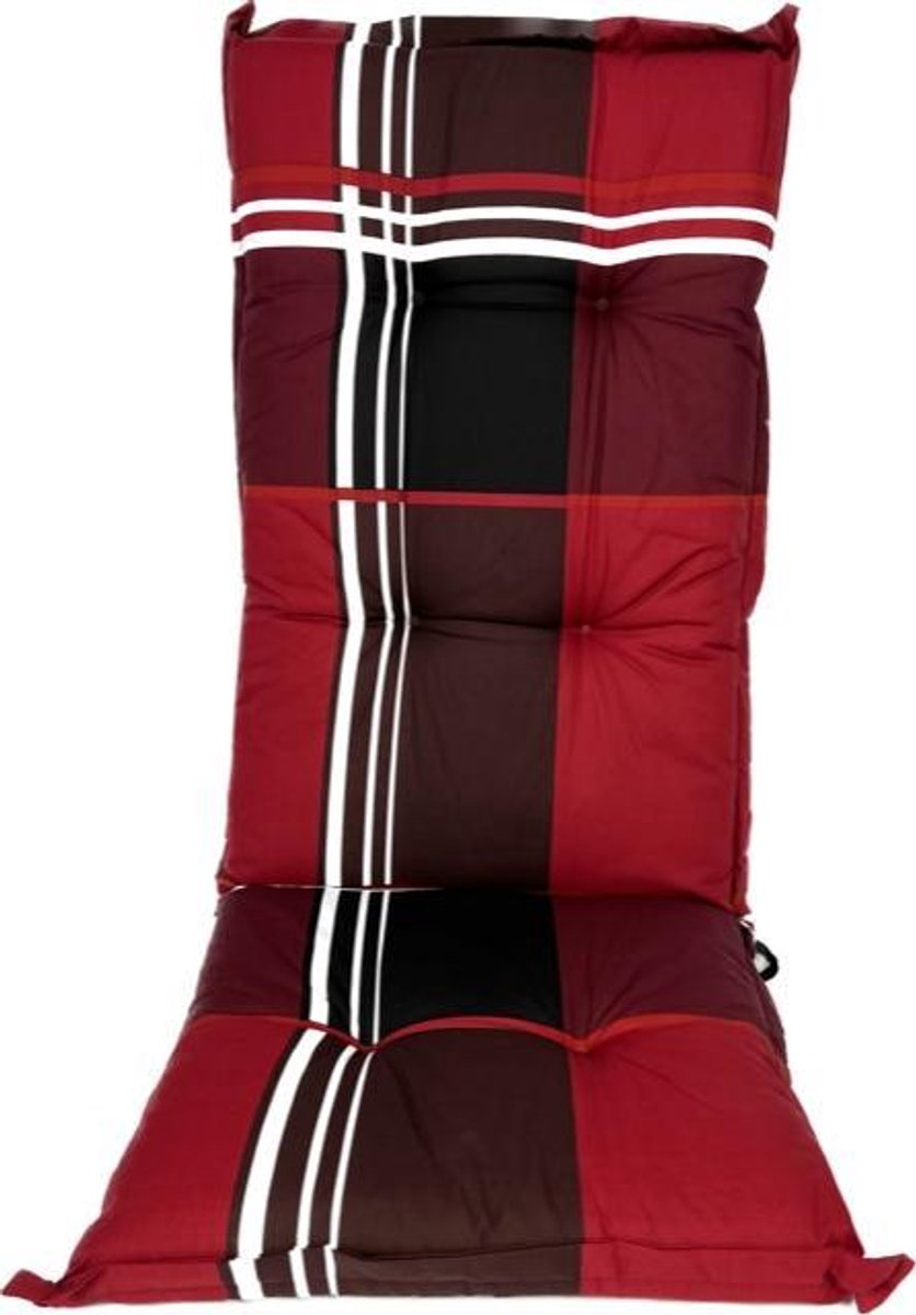 Madison Tuinstoelkussens 45x96 cm Morgan aubergine