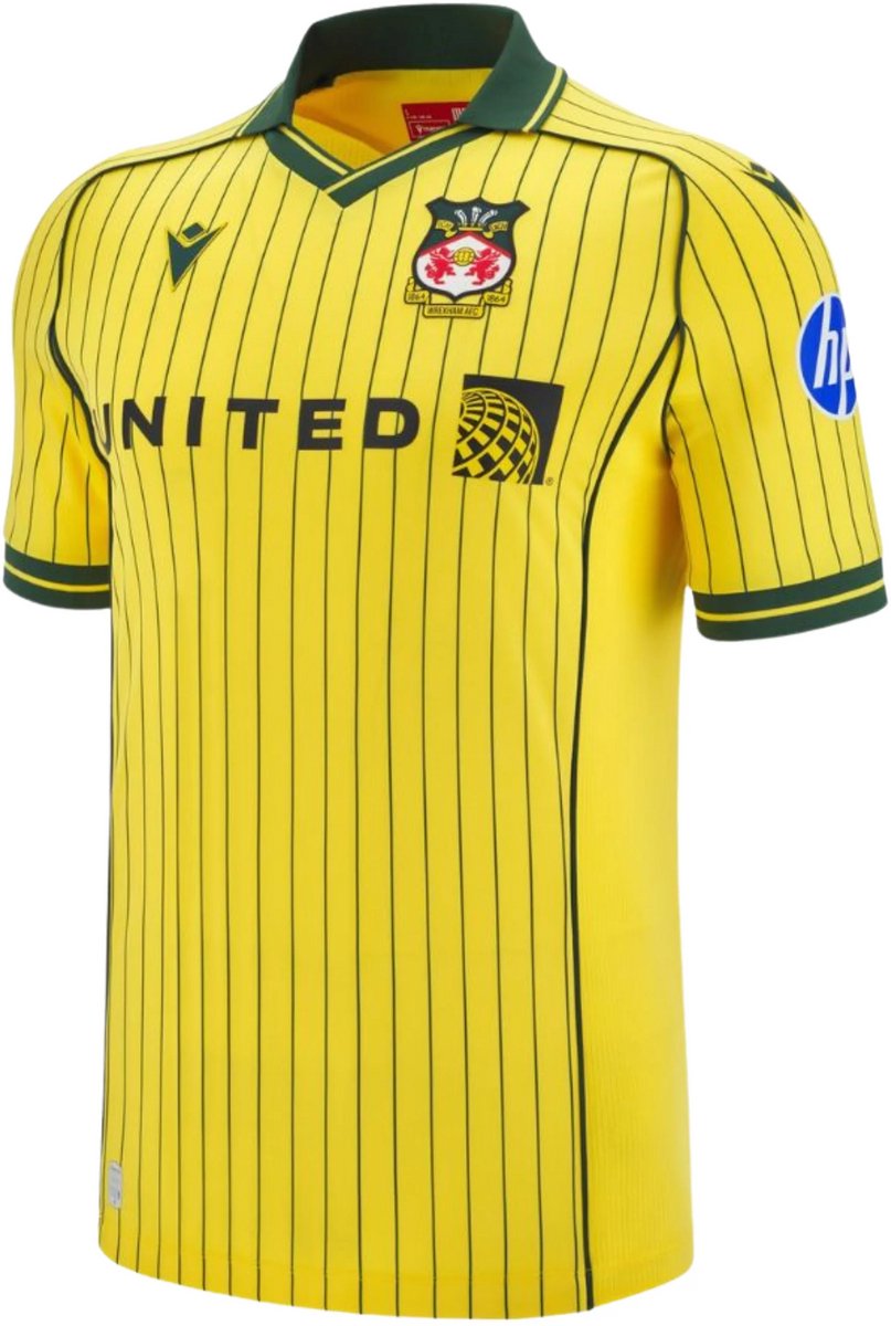 Wrexham AFC Uitshirt 2025/26 - Wales Voetbalshirt - Wrexham - Macron - Maat XXL - Globalsoccershop