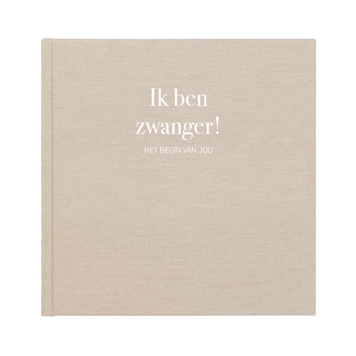 Writemoments Ik ben zwanger! - Zwangerschapsdagboek 9 maanden - Linnen