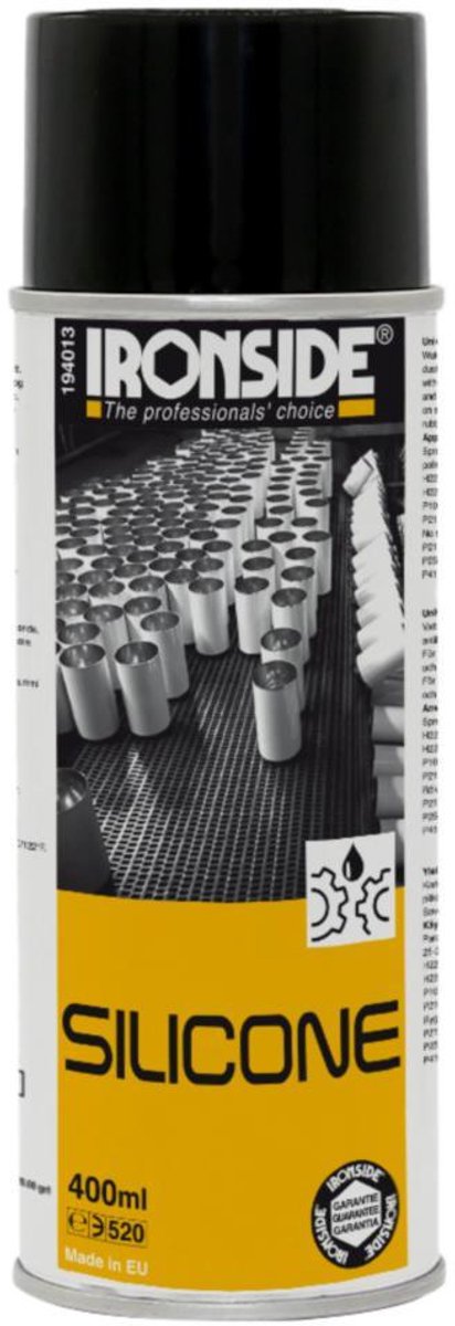 Ironside Siliconen Spray - 400ml Smeermiddel & Beschermer - Waterafstotend & Anti-Hecht