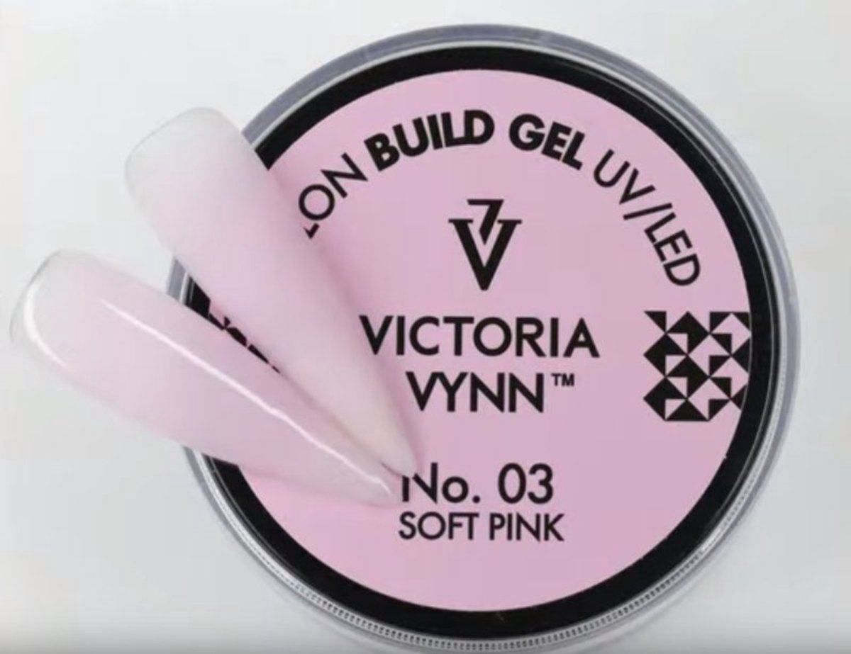 15ml Victoria Vynn – Builder Gel 03 Soft Pink 15 ml - gelnagels - gel - nagels - manicure - nagelverzorging - nagelstyliste - buildergel - uv / led - nagelstylist - caramdia