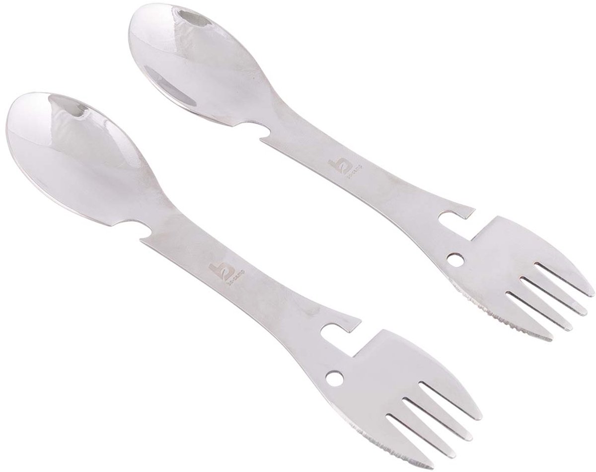 Bo-Camp - Spork - RVS - 2 Stuks