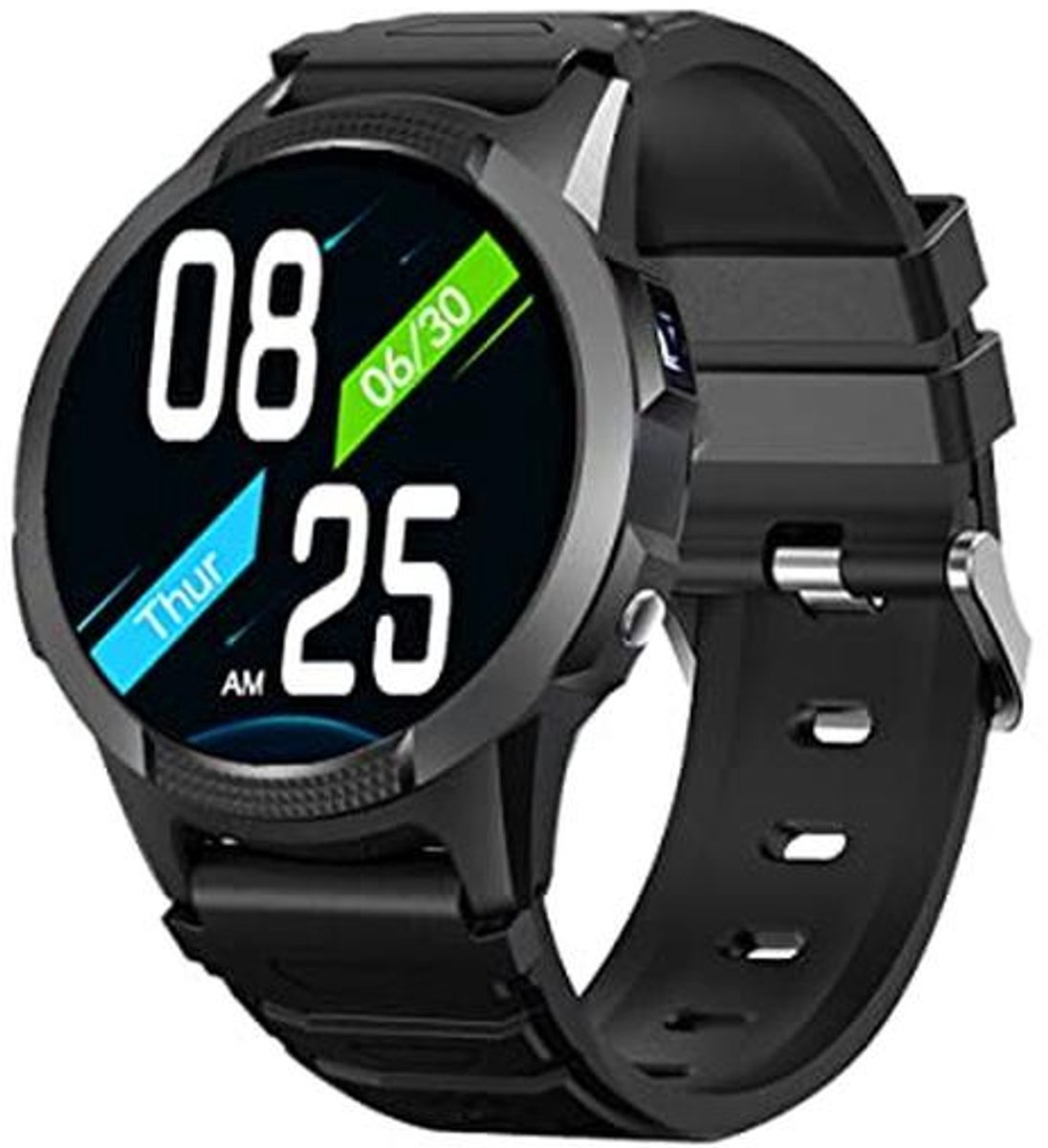 Save Family Slim 4G Kids Smartwatch with Video Call, Kids GPS Watch with Calling, Chat, SOS Button, Stopwatch, Pedometer, Waterproof IP67, Modern and Discreet Design (Black)