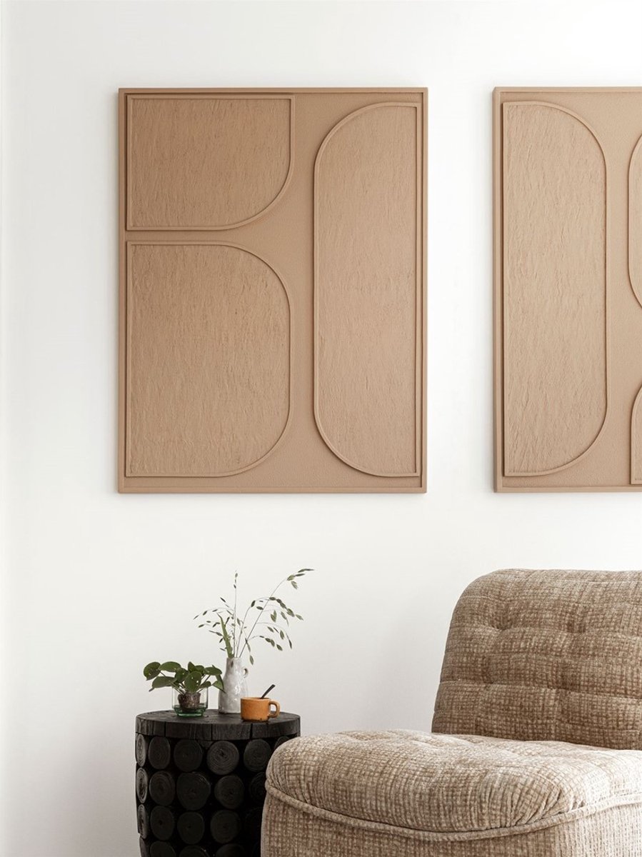 MUST Living Wandpaneel Lorcan Small – 76x76x4 cm