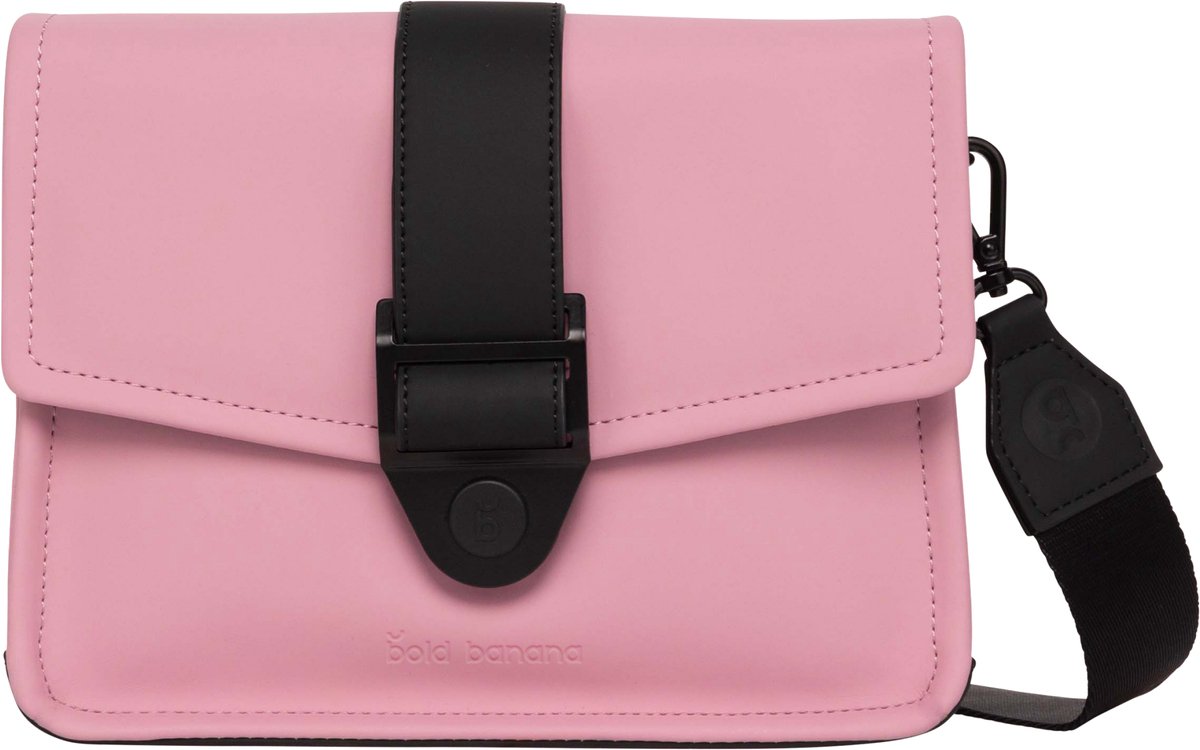 Bold Banana Swipe Crossbody Tas - Klein en Medium - Schoudertas - Festival - Vegan - Waterafstotend - Verstelbare Schouderband - Dames Tas - Roze