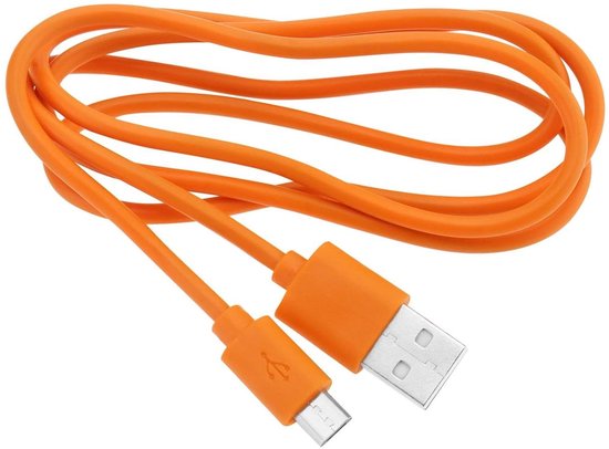 Allecto- Deurbel Oplaadkabel - Ring - Compatibel met Video Deurbel 2 3 3 Plus 4 Pro Plus, Oranje.