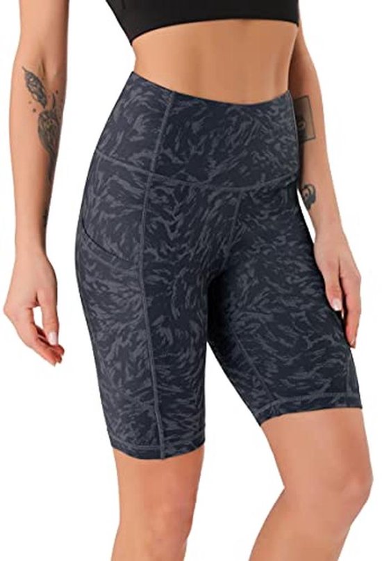 Hoge Taille Trainingsshorts voor Dames met Verborgen Zakken - Perfect voor Sport en Yoga — afbeelding 3