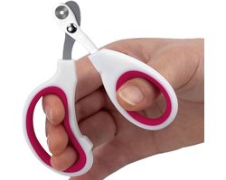 Honden en Katten Nagelverzorging Knipper - Roze - Nageltang van RVS - Nagelknipper Hond - Nagelschaar Kat - Geschikt voor Hond, Kat, Vogel, Konijn, Hamster en Cavia - Knaagdier - Veilig, Makkelijk en Stressvrij Nagels Knippen