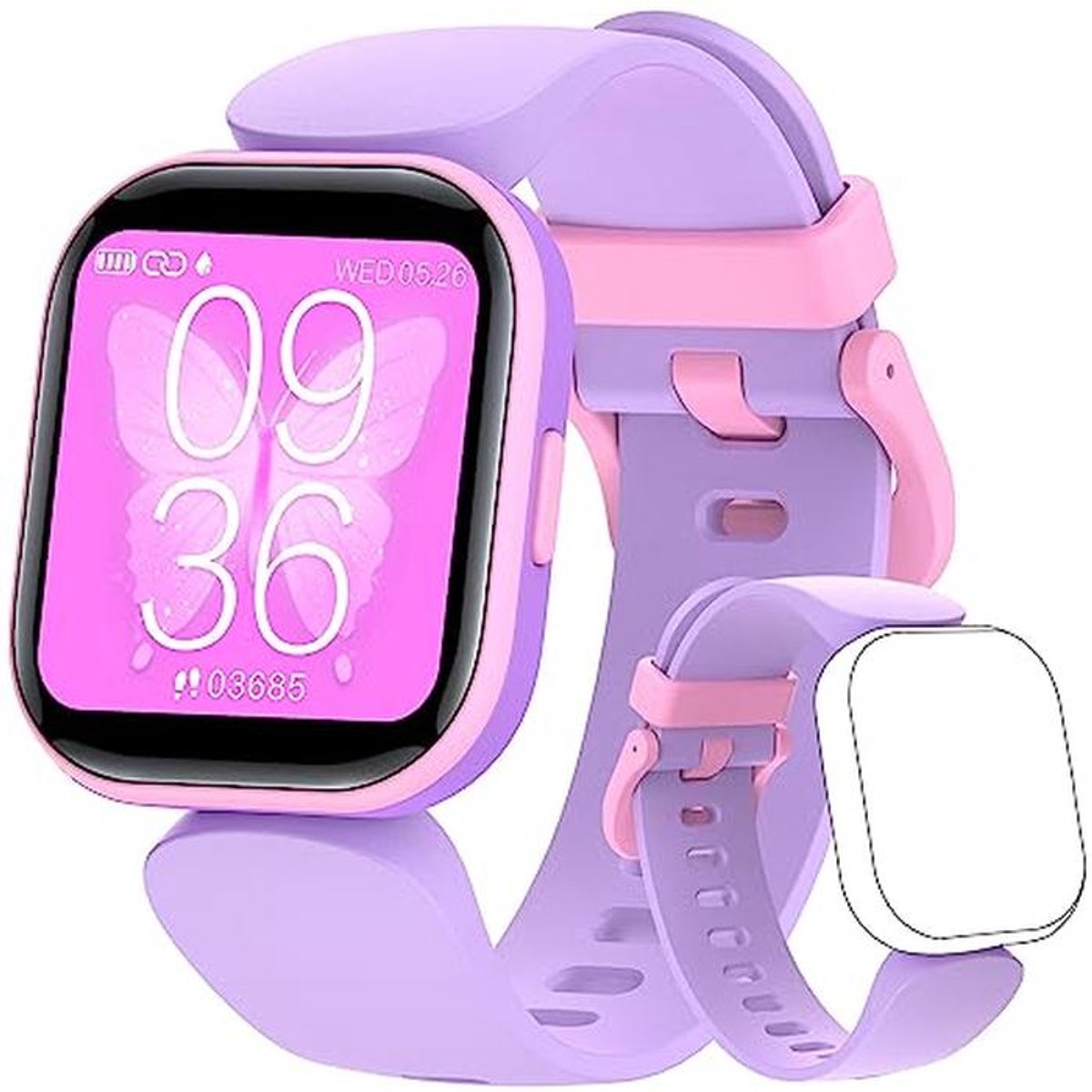 Fitness Tracker Horloge voor Kinderen met Slimme Herinneringen en Activiteitenbewaking