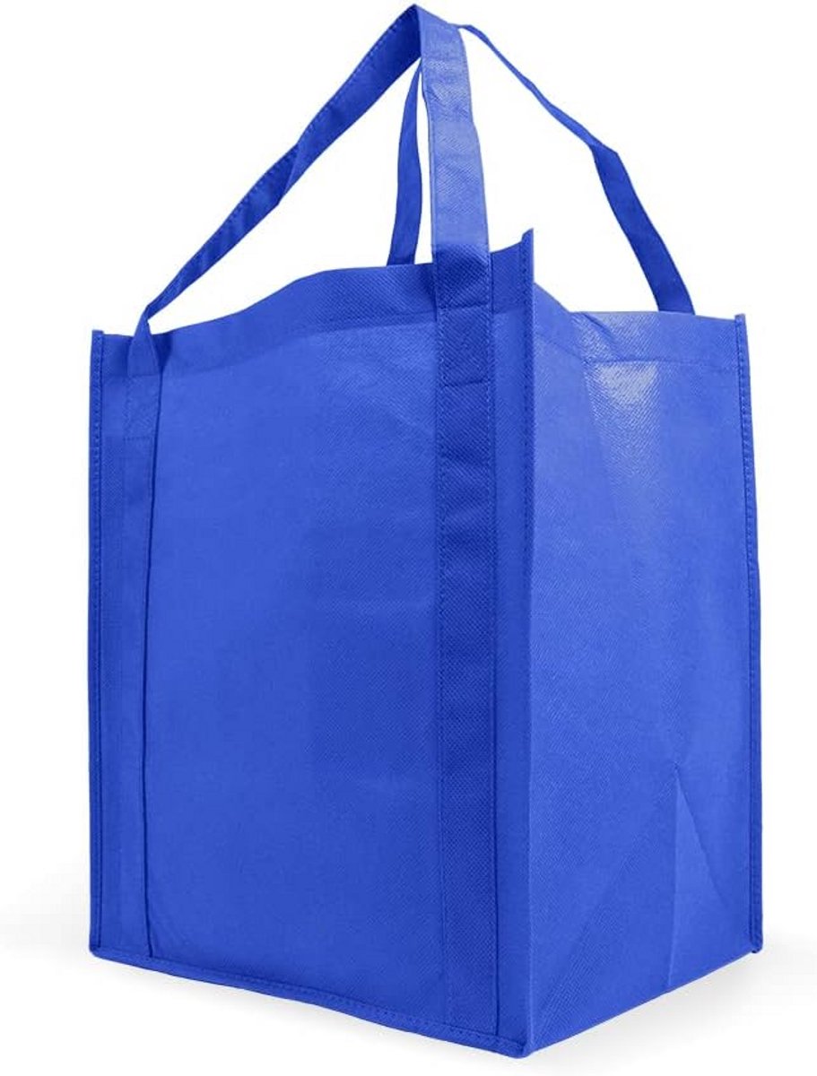 Set van 10 Herbruikbare Boodschappentassen (Versterkte Handvatten) - Eco Shopper
