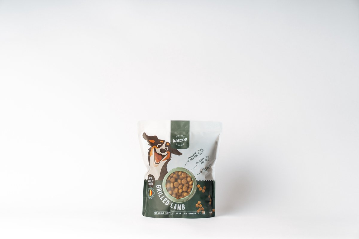 Katoos Grilled lamb premium food voor volwassen honden