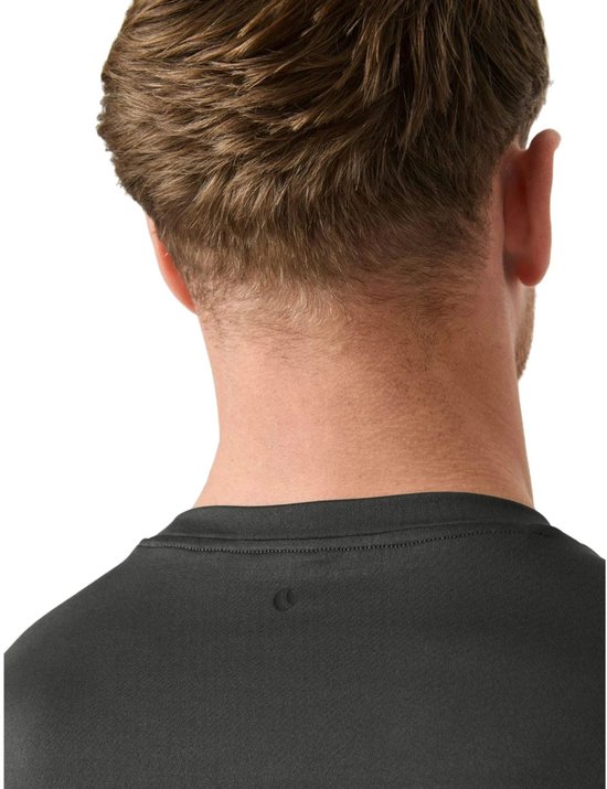 Björn Borg Sportshirt Heren Korte Mouw - Amparo Blauw - Gerecycled Polyester - Maat L