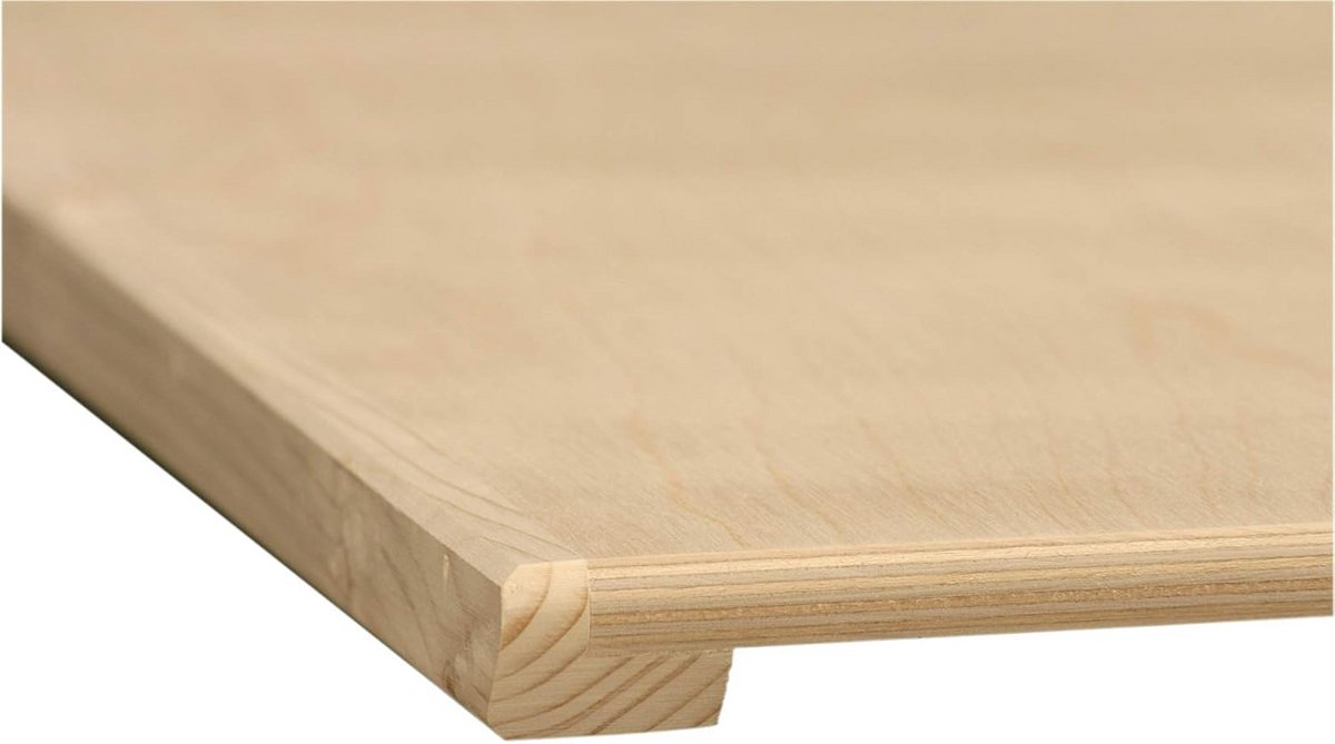 Houten Kneedplank met Anti-Slip Rand voor Bakken