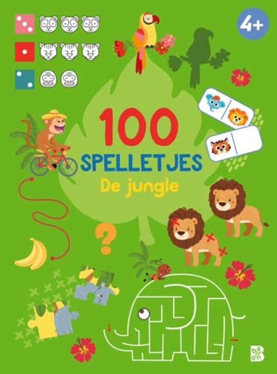 100 spelletjes - De jungle 4+ - cover