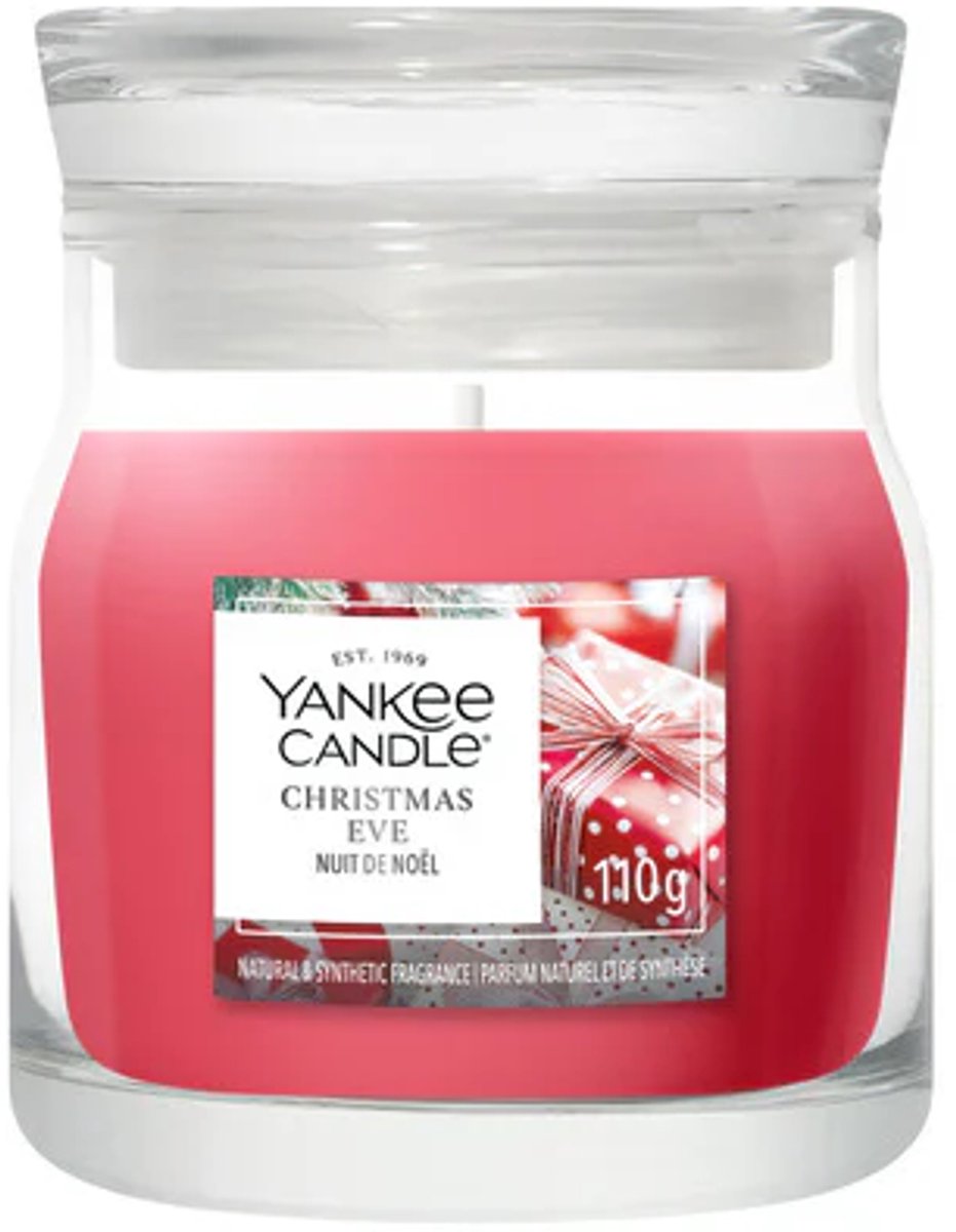 Yankee Candle - Christmas Eve Small Jar Geurkaars - tot 30 branduren