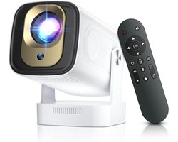 REN® Draagbare beamer - Beamer - Projector - Mini Beamer - Wit - 20cm x 11cm x 10cm