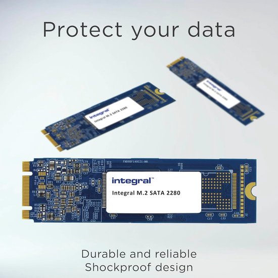 Interne SSD - Opslag M.2 - Snellere Computer - SATA III Interface - 8x2.2x0.22cm - Blauw van Merkloos — afbeelding 3