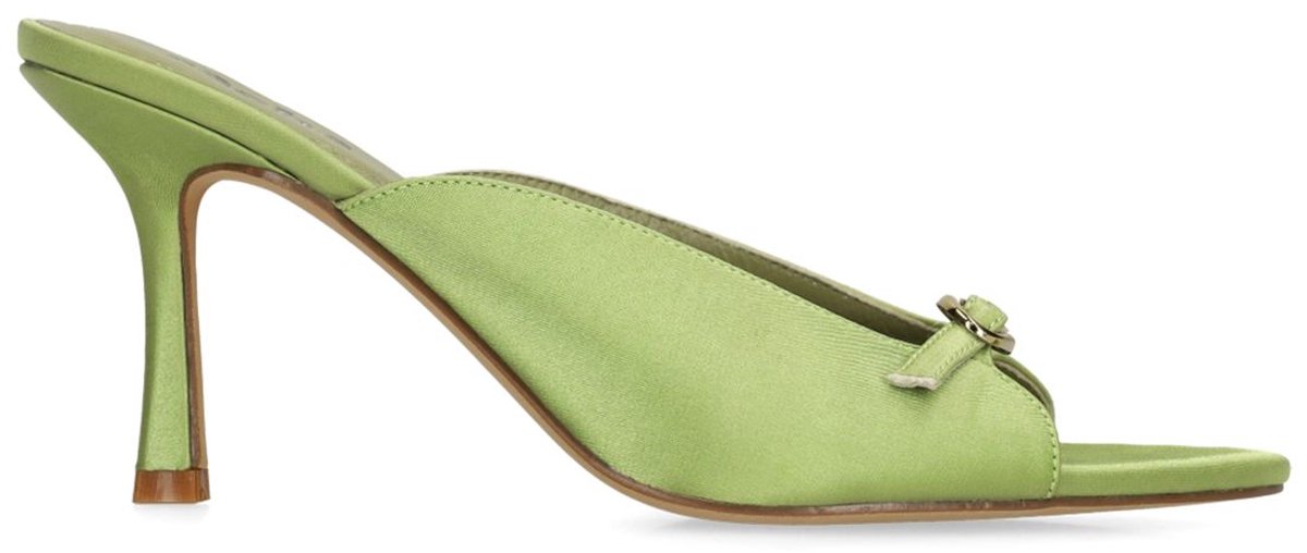 Sacha - Dames - Groene muiltjes met gesp - Maat 36