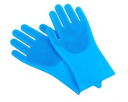 Silicone vachtverzorgingshandschoenen voor honden, katten en konijnen - zacht borsteldesign voor nat en massagedesign