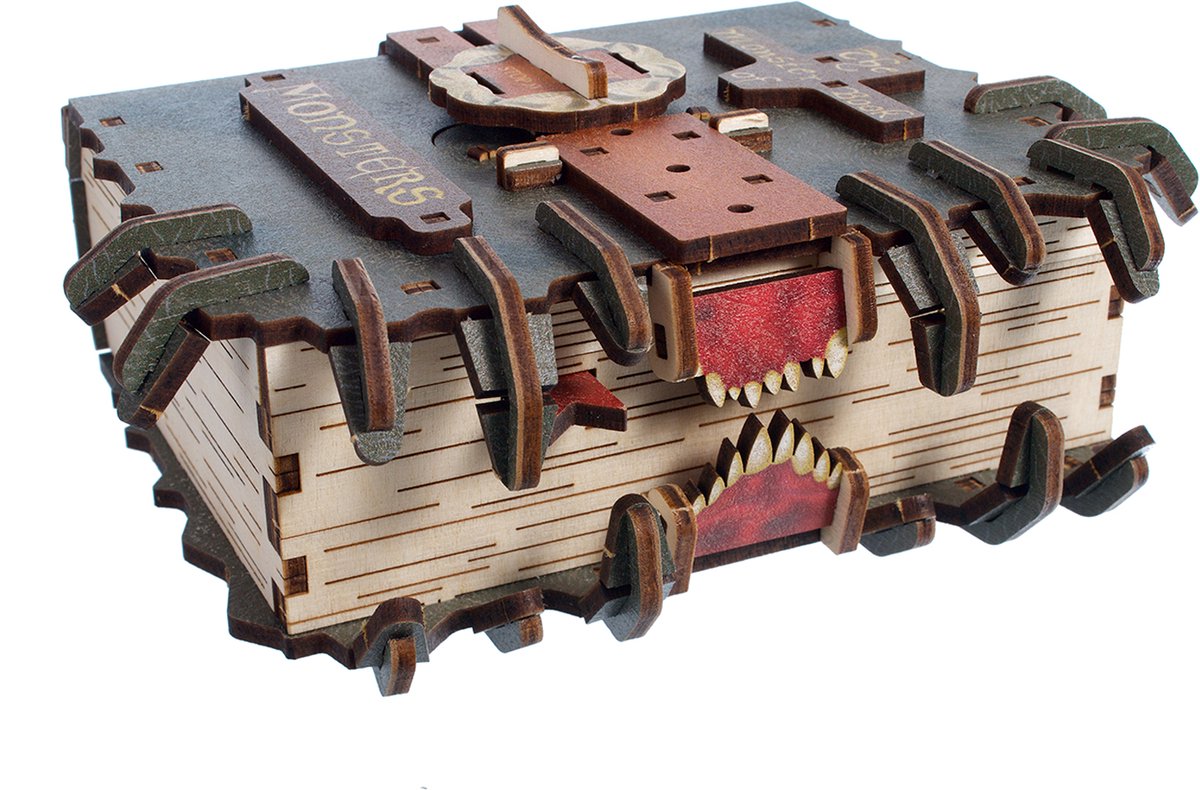 UGEARS 3D Modelbouw - The Monster Book Of Monsters™ - Harry Potter™ - Mechanisch Bouwpakket Hout - Educatief Speelgoed — afbeelding 23