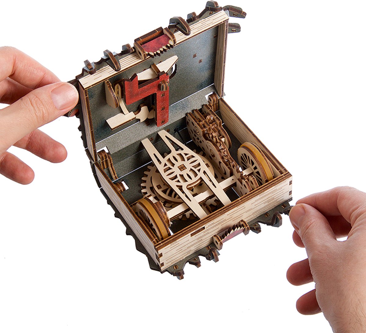 UGEARS 3D Modelbouw - The Monster Book Of Monsters™ - Harry Potter™ - Mechanisch Bouwpakket Hout - Educatief Speelgoed — afbeelding 9